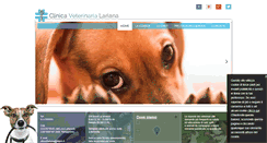 Desktop Screenshot of clinicaveterinarialariana.com